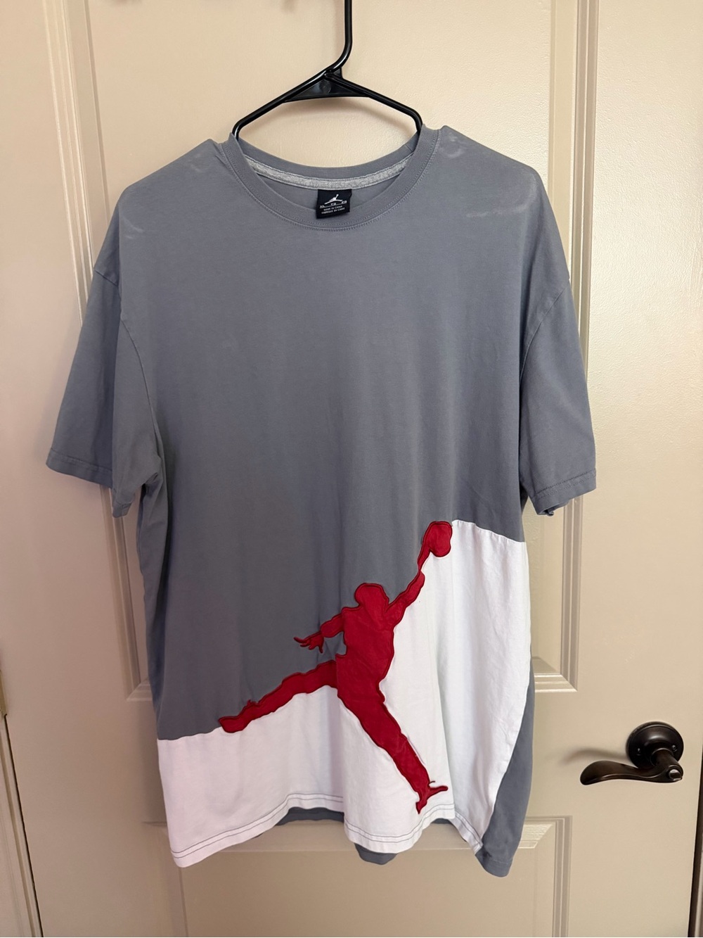 Jordan Colorblock Jumpman Tee – Gray XL